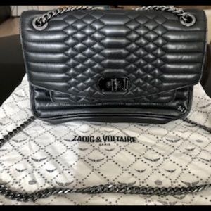 Zadig et Voltaire skinny Love Mat Scales Bag